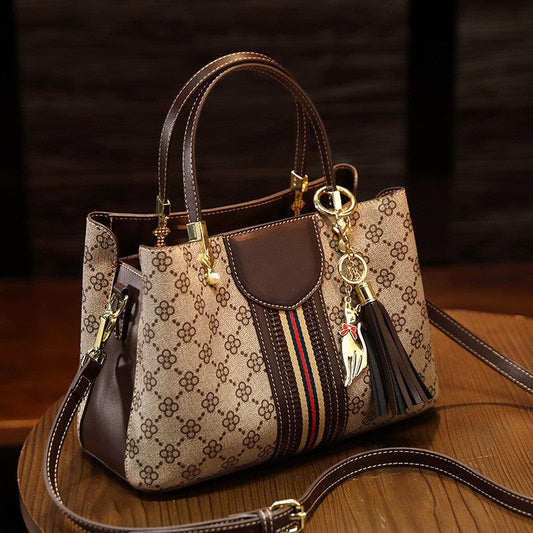 Hot selling Fashion ladies handbags large -capacity shoulder bag high -end temperament